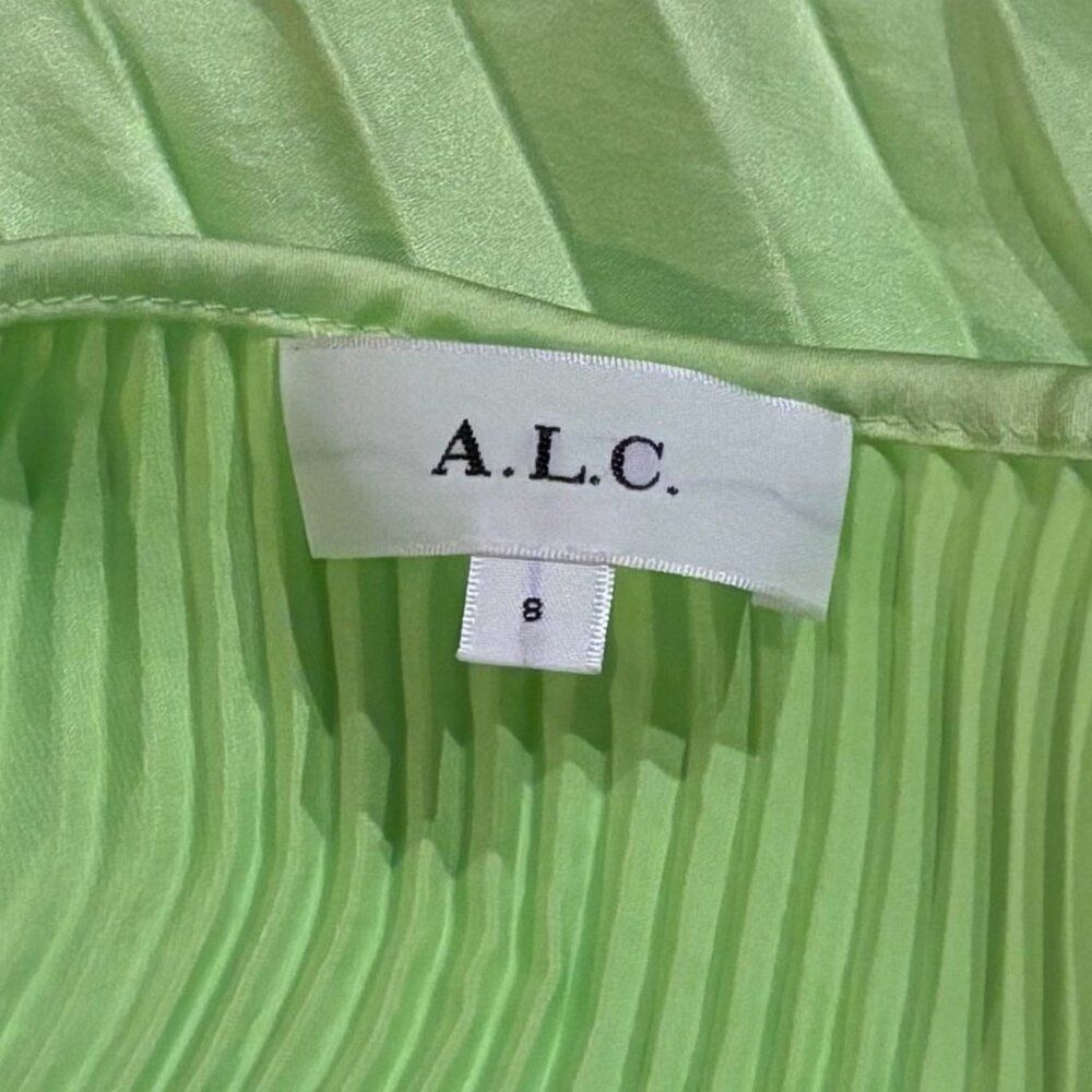 NWOT $795 A.L.C pleated dress Size 8 - Picture 11 of 12